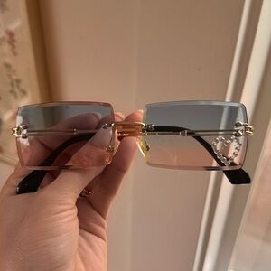 y2k rhinestone sunglasses